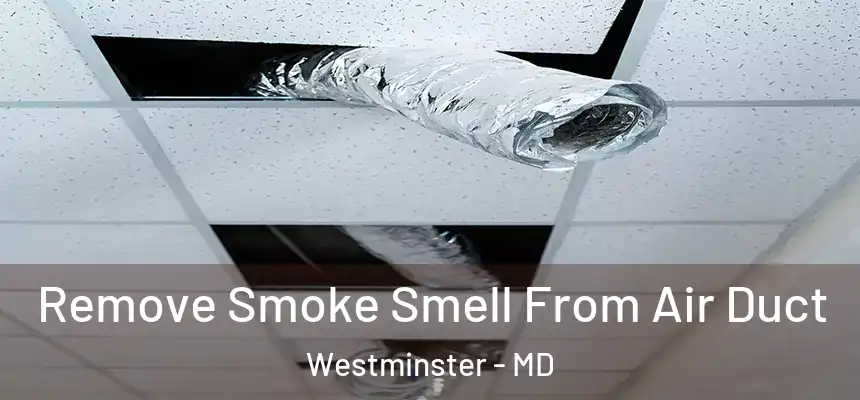  Remove Smoke Smell From Air Duct Westminster - MD